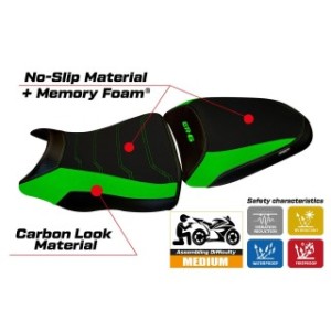 RIVESTIMENTO SELLA TPZ  COMFORT SYSTEM NO LOGO KAWASAKI ER-6N / ER-6F 2012/2016