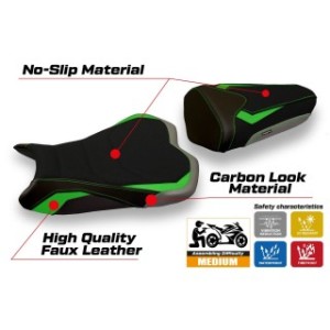 RIVESTIMENTO SELLA TPZ  ULTRAGRIP NO LOGO KAWASAKI NINJA ZX 6 R 2009/2012