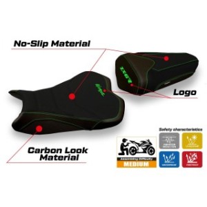 RIVESTIMENTO SELLA TPZ  ULTRAGRIP CON LOGO  KAWASAKI NINJA ZX 6 R 2009/2012