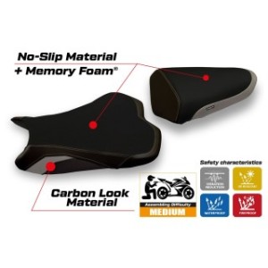 RIVESTIMENTO SELLA TPZ  COMFORT SYSTEM NO LOGO KAWASAKI NINJA ZX 6 R 2009/2012