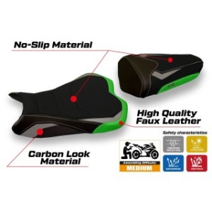 RIVESTIMENTO SELLA TPZ  ULTRAGRIP NO LOGO KAWASAKI NINJA ZX 10 R 2008/2010