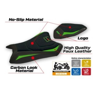 RIVESTIMENTO SELLA TPZ  ULTRAGRIP CON LOGO  KAWASAKI NINJA ZX 10 R 2016/2020