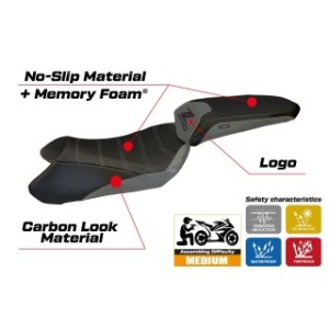 RIVESTIMENTO SELLA TPZ  COMFORT SYSTEM CON LOGO  KAWASAKI Z 1000 SX 2011/2016