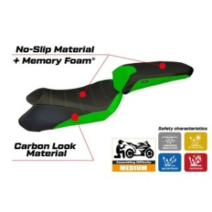 RIVESTIMENTO SELLA TPZ  COMFORT SYSTEM NO LOGO KAWASAKI Z 1000 SX 2011/2016