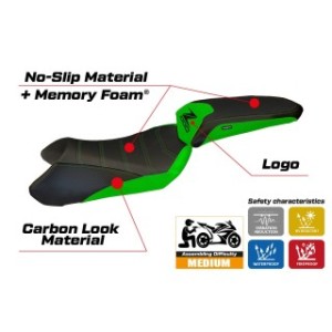 RIVESTIMENTO SELLA TPZ  COMFORT SYSTEM CON LOGO  KAWASAKI Z 1000 SX 2011/2016