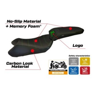 RIVESTIMENTO SELLA TPZ  COMFORT SYSTEM CON LOGO  KAWASAKI Z 1000 SX 2017/2019