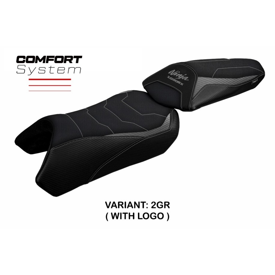 RIVESTIMENTO SELLA TPZ  COMFORT SYSTEM CON LOGO  KAWASAKI NINJA 1000 SX 2020/2024