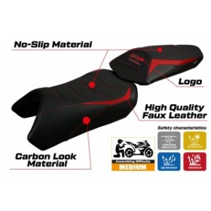 RIVESTIMENTO SELLA TPZ  ULTRAGRIP CON LOGO  KAWASAKI NINJA 1000 SX 2020/2024