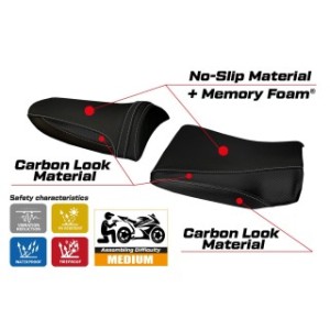 RIVESTIMENTO SELLA TPZ  COMFORT SYSTEM NO LOGO KAWASAKI Z 750 2003/2006