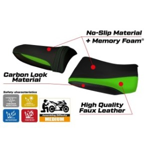 RIVESTIMENTO SELLA TPZ  COMFORT SYSTEM NO LOGO KAWASAKI Z 1000 2003/2006