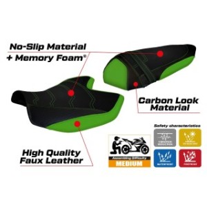 RIVESTIMENTO SELLA TPZ  COMFORT SYSTEM NO LOGO KAWASAKI Z 1000 2007/2009