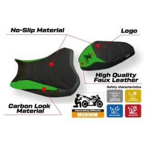 RIVESTIMENTO SELLA TPZ  ULTRAGRIP CON LOGO  KAWASAKI Z 900 2017/2024