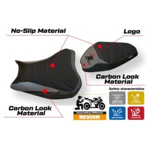 RIVESTIMENTO SELLA TPZ  ULTRAGRIP CON LOGO  KAWASAKI Z 900 2017/2024