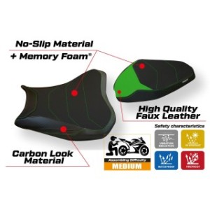 RIVESTIMENTO SELLA TPZ  COMFORT SYSTEM NO LOGO KAWASAKI Z 900 2017/2024