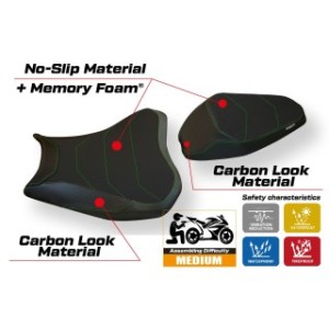 RIVESTIMENTO SELLA TPZ  COMFORT SYSTEM NO LOGO KAWASAKI Z 900 2017/2024