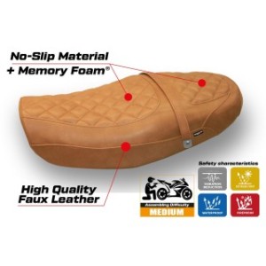 RIVESTIMENTO SELLA TPZ  COMFORT SYSTEM NO LOGO KAWASAKI Z 900 RS 2018/2025