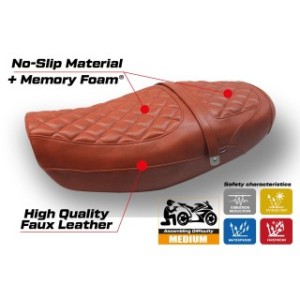 RIVESTIMENTO SELLA TPZ  COMFORT SYSTEM NO LOGO KAWASAKI Z 900 RS 2018/2025