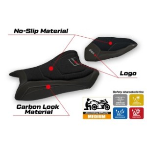 RIVESTIMENTO SELLA TPZ  ULTRAGRIP CON LOGO  KAWASAKI NINJA ZX 6 R 2019/2025