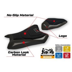 RIVESTIMENTO SELLA TPZ  ULTRAGRIP CON LOGO  KAWASAKI NINJA ZX 6 R 2019/2025
