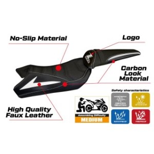 RIVESTIMENTO SELLA TPZ  ULTRAGRIP CON LOGO  KAWASAKI Z 1000 2010/2013