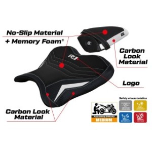 RIVESTIMENTO SELLA TPZ  COMFORT SYSTEM CON LOGO  YAMAHA R1 2015/2025