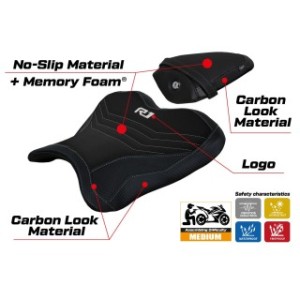 RIVESTIMENTO SELLA TPZ  COMFORT SYSTEM CON LOGO  YAMAHA R1 2015/2025