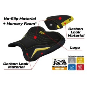RIVESTIMENTO SELLA TPZ  COMFORT SYSTEM CON LOGO  YAMAHA R1 2015/2025