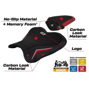 RIVESTIMENTO SELLA TPZ  COMFORT SYSTEM CON LOGO  YAMAHA R1 2015/2025