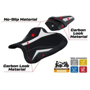 RIVESTIMENTO SELLA TPZ  ULTRAGRIP NO LOGO YAMAHA R1 2015/2025