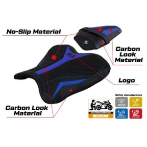 RIVESTIMENTO SELLA TPZ  ULTRAGRIP CON LOGO  YAMAHA R1 2015/2025