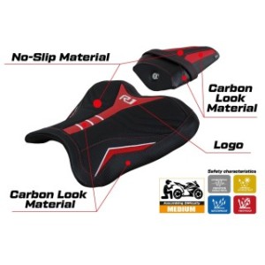 RIVESTIMENTO SELLA TPZ  ULTRAGRIP CON LOGO  YAMAHA R1 2015/2025