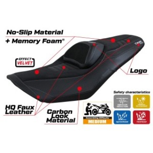 RIVESTIMENTO SELLA TPZ  COMFORT SYSTEM CON LOGO  YAMAHA T-MAX 560 2022/2025