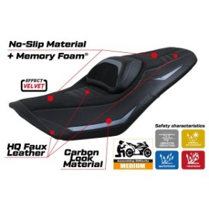 RIVESTIMENTO SELLA TPZ  COMFORT SYSTEM NO LOGO YAMAHA T-MAX 560 2022/2025