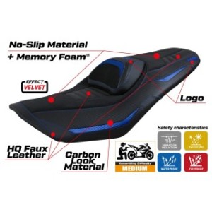 RIVESTIMENTO SELLA TPZ  COMFORT SYSTEM CON LOGO  YAMAHA T-MAX 560 2022/2025