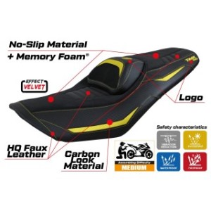 RIVESTIMENTO SELLA TPZ  COMFORT SYSTEM CON LOGO  YAMAHA T-MAX 560 2022/2025