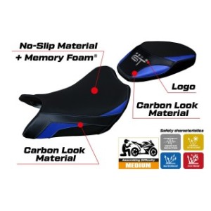 RIVESTIMENTO SELLA TPZ  COMFORT SYSTEM CON LOGO  SUZUKI GSX S 1000 GT 2021/2025