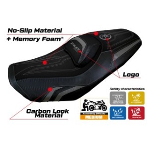 RIVESTIMENTO SELLA TPZ  COMFORT SYSTEM CON LOGO  YAMAHA T-MAX 560 2022/2025