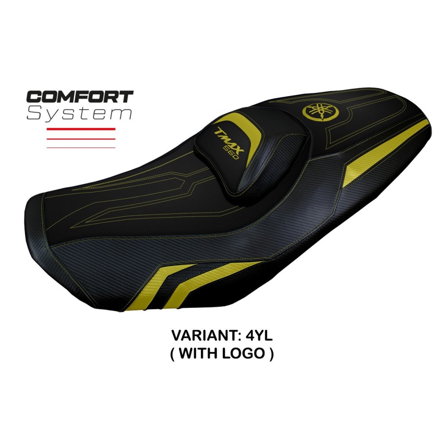 RIVESTIMENTO SELLA TPZ  COMFORT SYSTEM CON LOGO  YAMAHA T-MAX 560 2022/2025