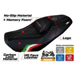 RIVESTIMENTO SELLA TPZ  COMFORT SYSTEM CON LOGO  YAMAHA T-MAX 560 2022/2025