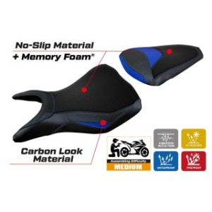 RIVESTIMENTO SELLA TPZ  COMFORT SYSTEM NO LOGO YAMAHA R3 2015/2024