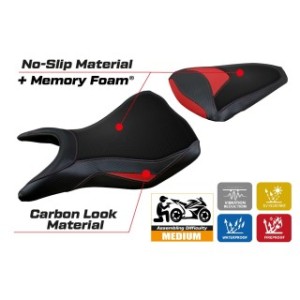 RIVESTIMENTO SELLA TPZ  COMFORT SYSTEM NO LOGO YAMAHA R3 2015/2024