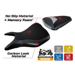 RIVESTIMENTO SELLA TPZ  COMFORT SYSTEM NO LOGO YAMAHA R3 2015/2024