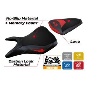 RIVESTIMENTO SELLA TPZ  COMFORT SYSTEM CON LOGO  YAMAHA R3 2015/2024