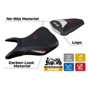 RIVESTIMENTO SELLA TPZ  ULTRAGRIP CON LOGO  YAMAHA MT-03 2020/2024