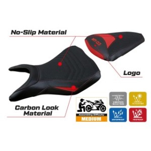 RIVESTIMENTO SELLA TPZ  ULTRAGRIP CON LOGO  YAMAHA MT-03 2020/2024