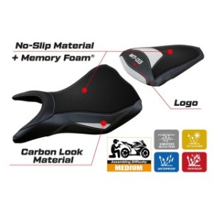 RIVESTIMENTO SELLA TPZ  COMFORT SYSTEM CON LOGO  YAMAHA MT-03 2020/2024