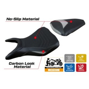 RIVESTIMENTO SELLA TPZ  ULTRAGRIP NO LOGO YAMAHA R3 2015/2024