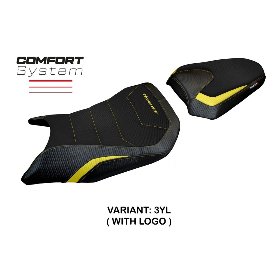 RIVESTIMENTO SELLA TPZ  COMFORT SYSTEM CON LOGO  HONDA CB 750 HORNET 2023/2025