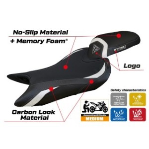 RIVESTIMENTO SELLA TPZ  COMFORT SYSTEM CON LOGO  TRIUMPH STREET TRIPLE 765 2023/2025