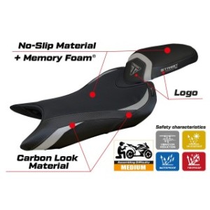 RIVESTIMENTO SELLA TPZ  COMFORT SYSTEM CON LOGO  TRIUMPH STREET TRIPLE 765 2023/2025